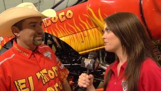 Monster Jam  El Toro Loco Monster Truck Driver Marc McDonald in Minneapolis [upl. by Scandura]