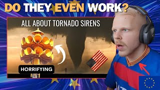 Latvian Reacts To Tornado Sirens are Scary [upl. by Aiuqenehs]