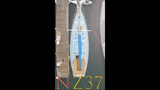 Sailboat tour of a NZ37 In 60 seconds or less shorts sailinganarchy [upl. by Enneire]