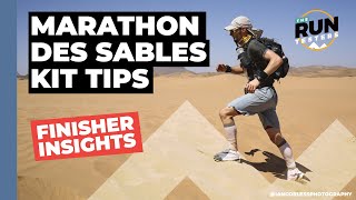 Marathon Des Sables Kit Tips Best shoes saving weight preventing blisters amp conquering the Sahara [upl. by Sage]