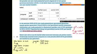 2024I Over koetjes en kalfjes vraag 22 havo wiskunde A [upl. by Yelraf]