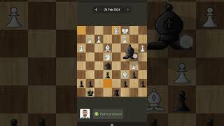 Chess Daily puzzle No 150 2622024 dailypuzzle chesspuzzles knowledge [upl. by Nosnorb]