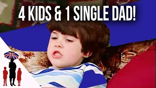 Single Dad Struggles With 4 Kids  Supernanny [upl. by Hewe]