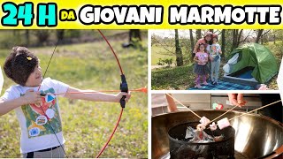 24 ORE COME GIOVANI MARMOTTE Nicolò e Matilde Esploratori [upl. by Lyrahc]