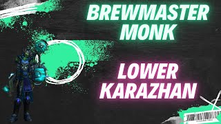 ★ Lower Kara ★ Brewmaster Monk Tanking Shadowlands Season 4 Did we time it [upl. by Petuu]