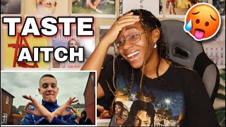 AMERICAN REACTS TO AITCH TASTE MAKE IT SHAKE FOR THE FIRST TIME 😳🥵  Favour [upl. by Fafa]