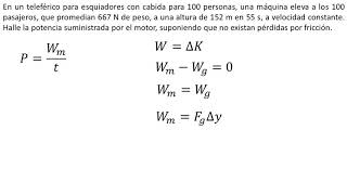 Física  Potencia  Ejemplo 6 [upl. by Accire569]