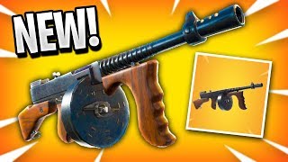 NOUVEAU PISTOLET MITRAILLEUR SUR FORTNITE  STATS [upl. by Neirad250]