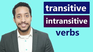 transitive and intransitive verbs شرح [upl. by Ainesej]