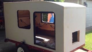 how to build a teardrop camper squaredrop camper episode 5 [upl. by Imer]