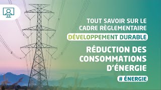 Webinaire ANAP  Tout savoir sur le cadre réglementaire N°2  Réduction des consommations dénergies [upl. by Refanej]