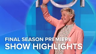 Highlights From Ellen’s Final Season Premiere [upl. by Mcginnis608]