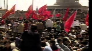 Student protest China Tiananmen Square 1989 [upl. by Rehpretsirhc642]