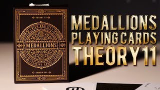 Deck Review  Medallions Playing Cards Theory11 [upl. by Nyrac]