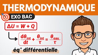 THERMODYNAMIQUE ✅ 1er principe  Équation différentielle 🎯 Exercice BAC ✅ Terminale Spécialité [upl. by Ribble]