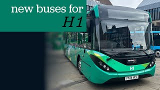 trentbarton’s new 2024 buses PART 3 — H1 [upl. by Remliw]