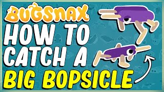 HOW TO CATCH A BIG BOPSICLE IN BUGSNAX  CROMDO  COLD FEET SUGARPINE WOODS [upl. by Penhall]