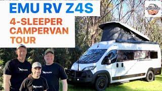 Emu RV Z4S Campervan Tour  4 Person Campervan  Australias Best Campervans  Van Life Australia [upl. by Hnacogn291]