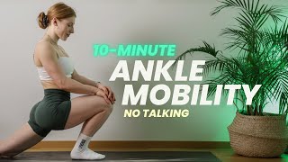 10 Min Ankle Mobility Routine  Improve Your Squat  Follow Along  Sprunggelenke mobilisieren [upl. by Dianthe]