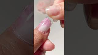 Marbled Polygel Nail Hack 🤯 [upl. by Anirtek370]