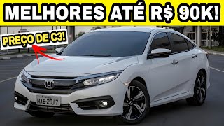 MELHORES CARROS ATÉ R 90 MIL COMPLETO CONFIÁVEL E BARATO [upl. by Bowlds458]