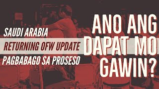 🔴 HANDA KA NA BA SA BALITANG ITO SAUDI ARABIA UPDATE FOR RETURNING OFWS SA PANAHON NG PANDEMYA [upl. by Vala]