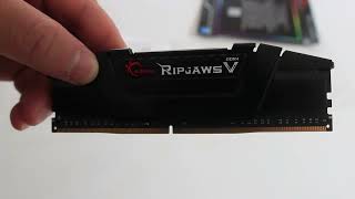 G Skill Ripjaws V 16GB 3200MHz DDR4 RAM Unboxing [upl. by Mahala]