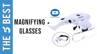 5 Best Magnifying Glasses with Light  Best Magnifying Glasses in 2021 [upl. by Thorndike]