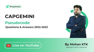 Capgemini Pseudocode Questions and Answers  20222023 [upl. by Sholley654]