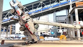 Heavy machinery fail compilation【E9】Crane failexcavator accident dangerous moment idiot operation [upl. by Sherard]