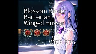 Tree Of SaviorWBR206 Blossom BladerBarbarianWinged Hussar [upl. by Lubow907]