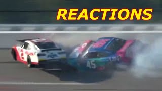 2022 Talladega Xfinity Race Reactions [upl. by Assilam697]