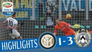 Inter  Udinese 13  Highlights  Giornata 17  Serie A TIM 201718 [upl. by Tamarra]