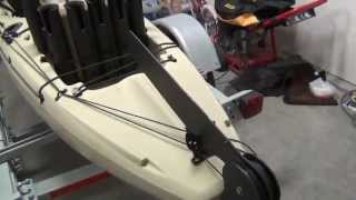 DIY fixed retractable kayak rudder Skeg Part 3 [upl. by Eddy288]