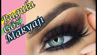 Buğulu Göz Makyajı Nasıl Yapılır  Smoky Eyes Makyajı [upl. by Soirtemed]