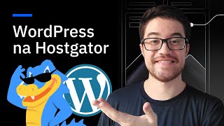 Como Instalar o WordPress na Hostgator Domínio e Subdomínio [upl. by Oidgime68]