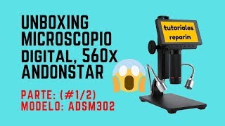 🔴 Microscopio Andonstar ADSM302 HDMI 12 [upl. by Iohk]