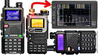 Spurious Emissions Quansheng UVK5 vs Baofeng UV5RH vs UV5R Harmonics [upl. by Nylecsoj]