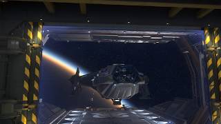 Star Citizen 382  Docking the Carrack  Port Tressler  Does it Fit [upl. by Ewell]