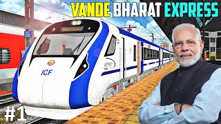 Howrah  Puri Vande Bharat Express Journey in Train Simulator  PC FHD GamePlay 👮 [upl. by Ahsoem]