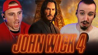 JOHN WICK CHAPTER 4 2023 MOVIE REACTION  First Time Watching [upl. by Enilehcim]