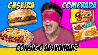 COMIDA CASEIRA vs COMPRADA Consigo adivinhar 10 [upl. by Seyler]