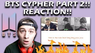 BTS 방탄소년단  Cypher Pt2 Triptych REACTION [upl. by Annawik]