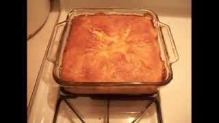 How to make peach cobbler  EASY [upl. by Volin]