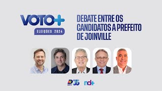 Debate à Prefeitura de Joinville  1º Turno  Eleições 2024  ND Mais 30082024 [upl. by Enilrac832]