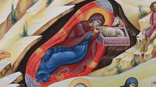 quotThe Virgin todayquot Greek Orthodox Christmas ChantCarol Eng Subs [upl. by Adiahs]