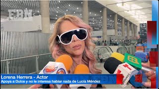 ¿LUCÍA MÉNDEZ ES REPTILIANA 🐍🐊 Lorena Herrera evade hablar de la BR0NCA que tuvo con ella 🥊 😡 [upl. by Nohsav160]