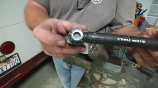 Klein locknut wrench tool review [upl. by Tamas887]