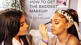 How To Get The Baddest Makeup W Yaz Caramanli  Amelia Monét [upl. by Menis]