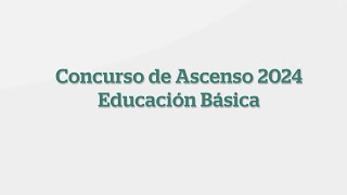 ¿Cómo inscribirse en el Concurso de Ascenso 2024 Educación Básica [upl. by Bahner]